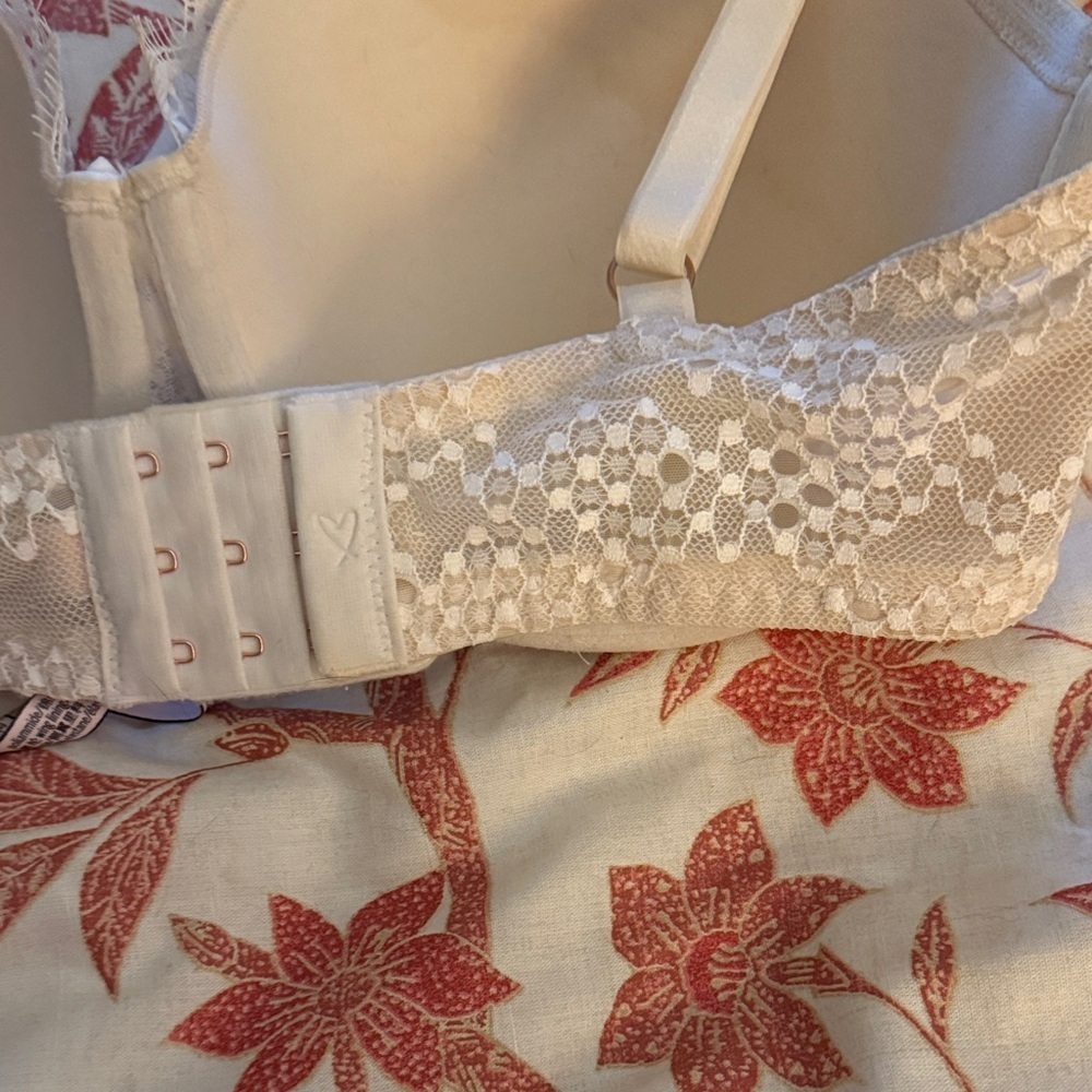 Elegant Lace Women's Bra Set - Red, White, and Pink - Picture 8 of 13